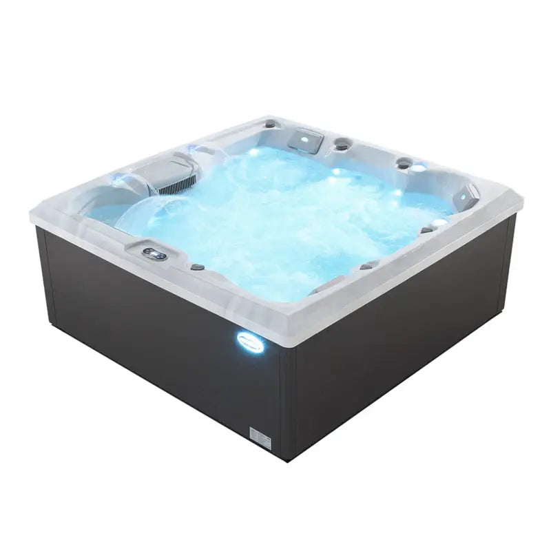 Empava Appliances Luxury Freestanding 5-Person Square Outdoor Hot Tub EMPV-SPA3550