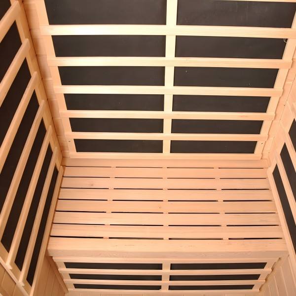 Sauna Sector 2-Person Traditional Hemlock Indoor Solid Wood Sauna Room S01150X8