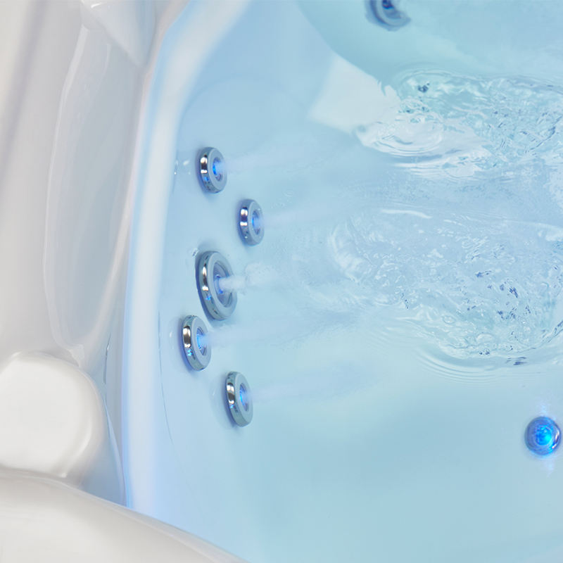 Sauna Sector 6-Person Luxury Acrylic Outdoor Whirlpool Spa Hot Tub S01150X122