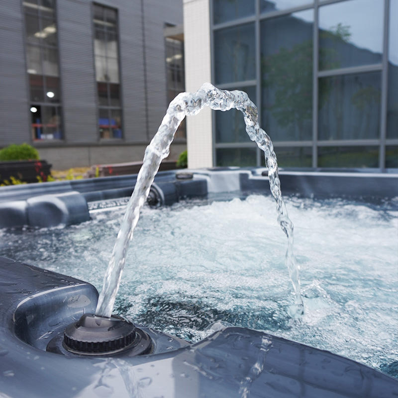 Sauna Sector Infinity Luxury Acrylic Hot Tub and Swim Spa Pool Combo S01150X83