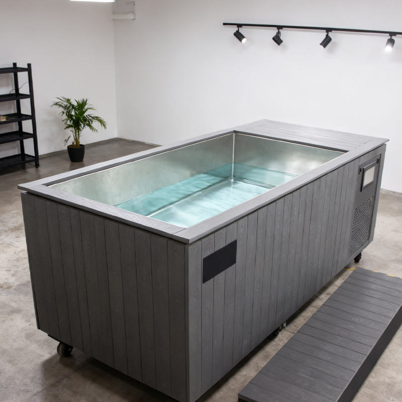 Sauna Sector Mega Smart WiFi Cold Plunge Ice Bath with 1HP Chiller and Filter S01150X130