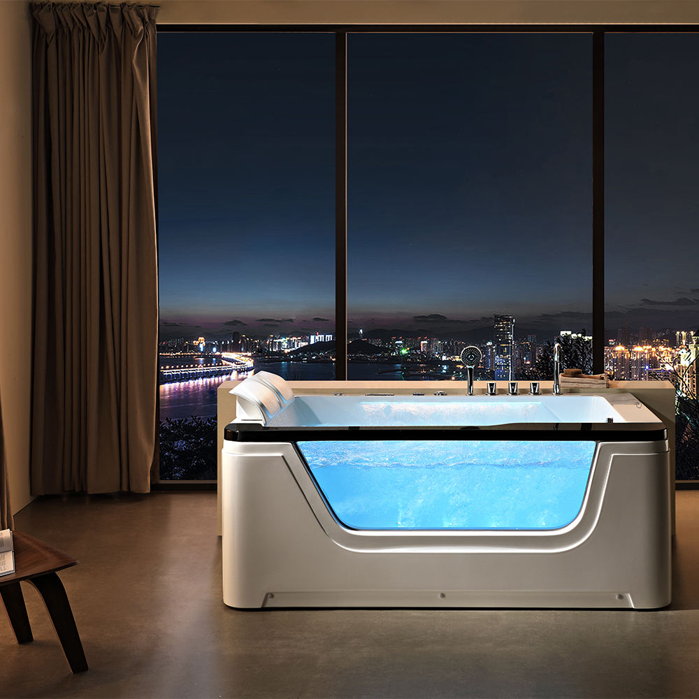 Sauna Sector Luxury 2-Person Thermostatic Hot Tub Spa Whirlpool Bath Tub S01150X66