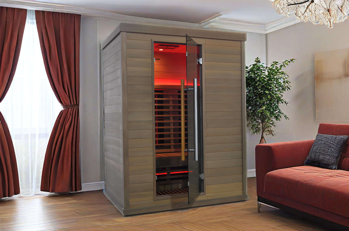 Sauna Sector 3-Person Full Spectrum Low EMF Infrared Indoor and Outdoor Sauna S01150X25