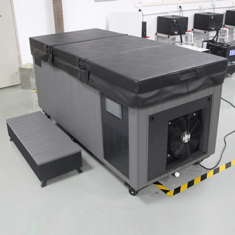 Sauna Sector Mega Smart WiFi Cold Plunge Ice Bath with 1HP Chiller and Filter S01150X130