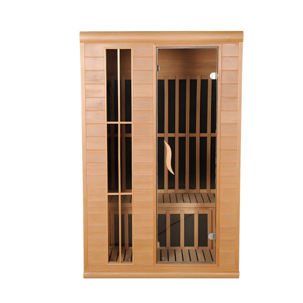 Sauna Sector 2-Person Traditional Hemlock Indoor Solid Wood Sauna Room S01150X8