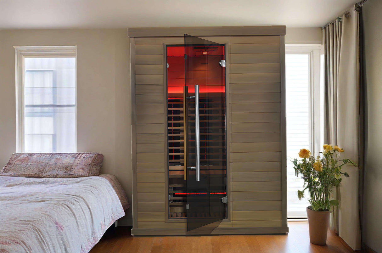 Sauna Sector 3-Person Full Spectrum Low EMF Infrared Indoor and Outdoor Sauna S01150X25