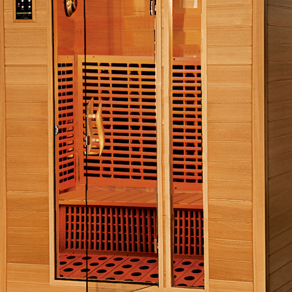 Sauna Sector 4-Person Modern Outdoor Infrared Steam Sauna S01150X23