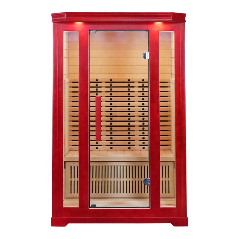 Sauna Sector 2-Person Hemlock Indoor Traditional Wooden Cube Steam Sauna S01150X55