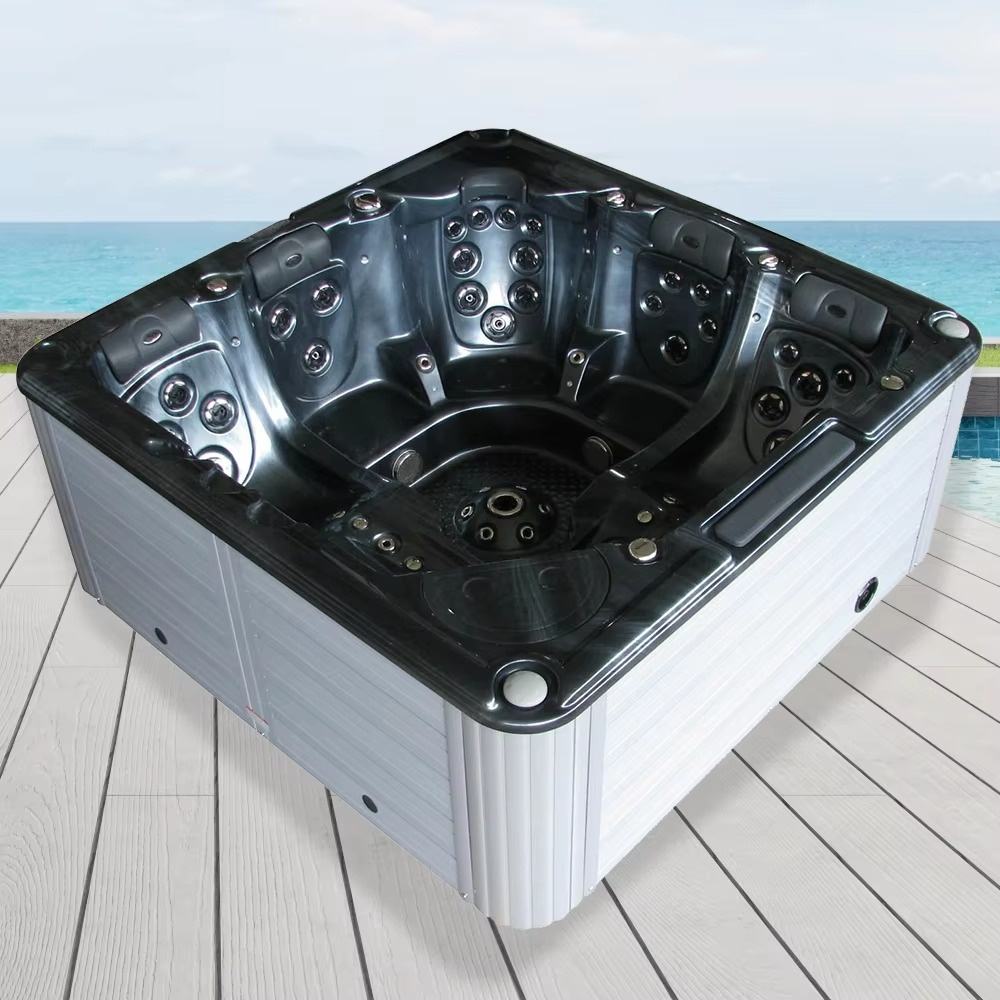 Sauna Sector 5-Person Luxury Freestanding Portable Swim Spa Hot Tub S01150X109