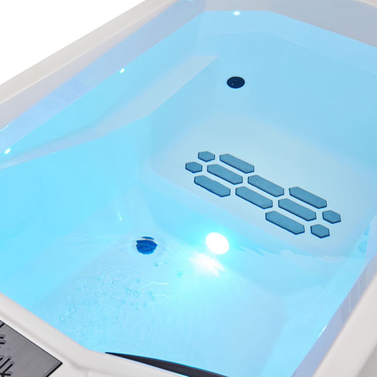 Sauna Sector Outdoor Cold Plunge Ice Bath Tub with Chiller S01150X128