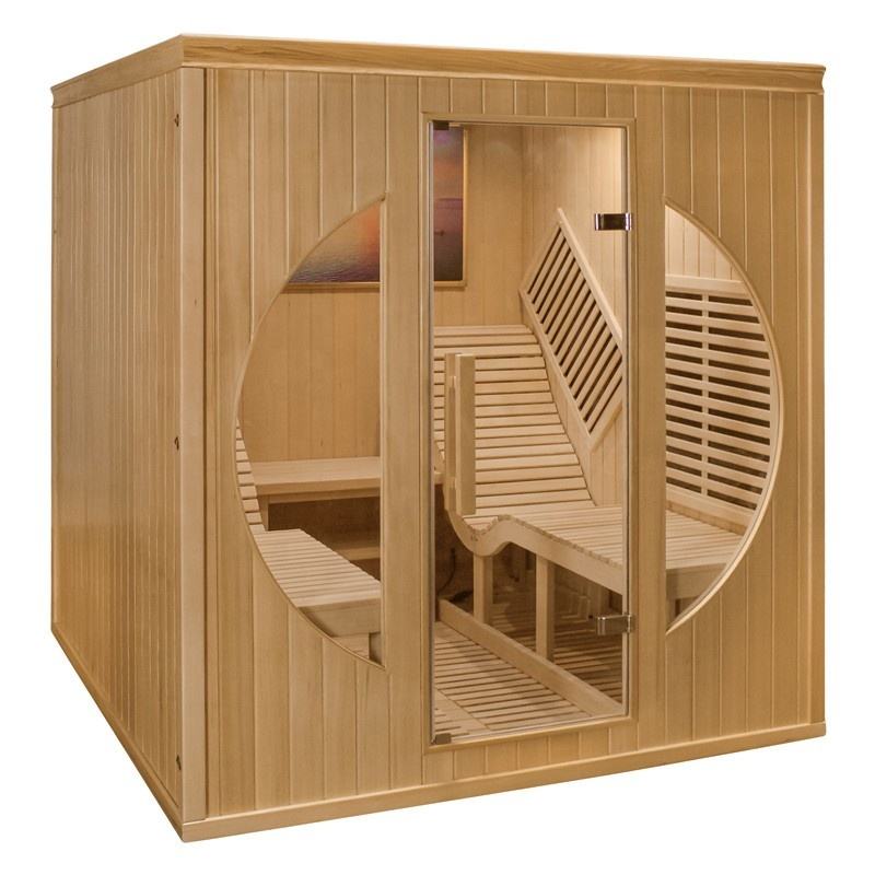 Sauna Sector 2-Person Deluxe Low EMF Indoor Far Infrared Sauna with Lounger S01150X62
