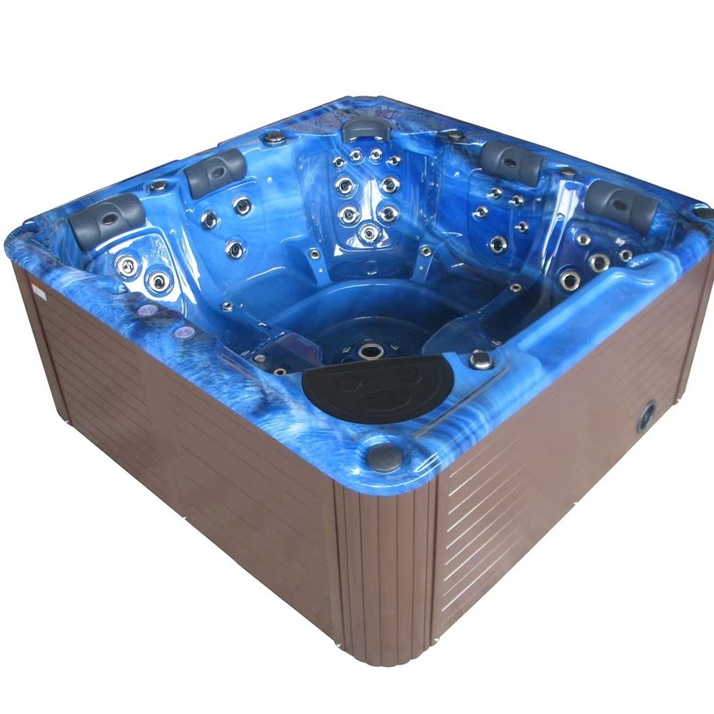 Sauna Sector 5-Person Luxury Freestanding Portable Swim Spa Hot Tub S01150X109
