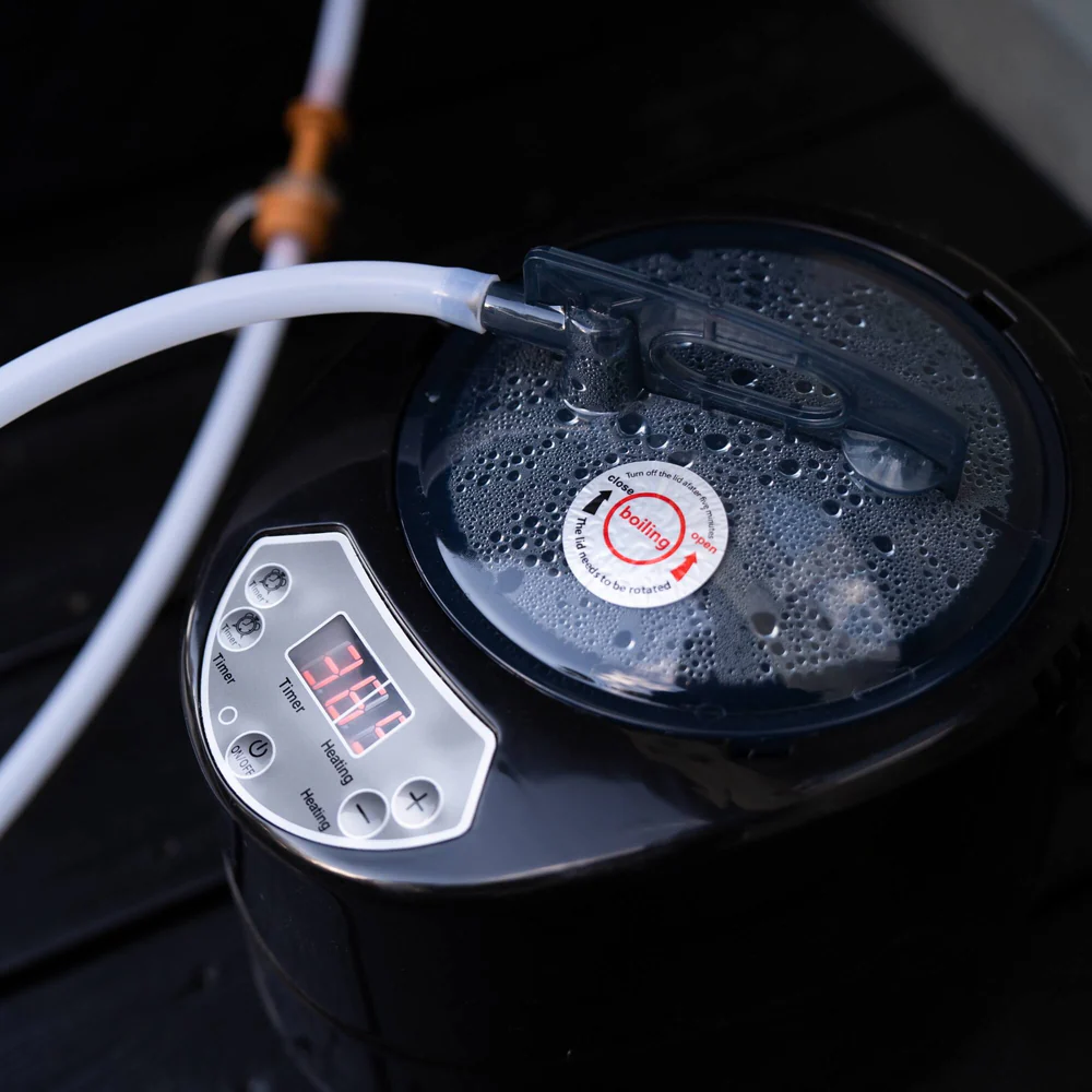 Sauna Sector 1-Person Modern Pentagonal Infrared Steam Room 3.0L Electric S01150X37