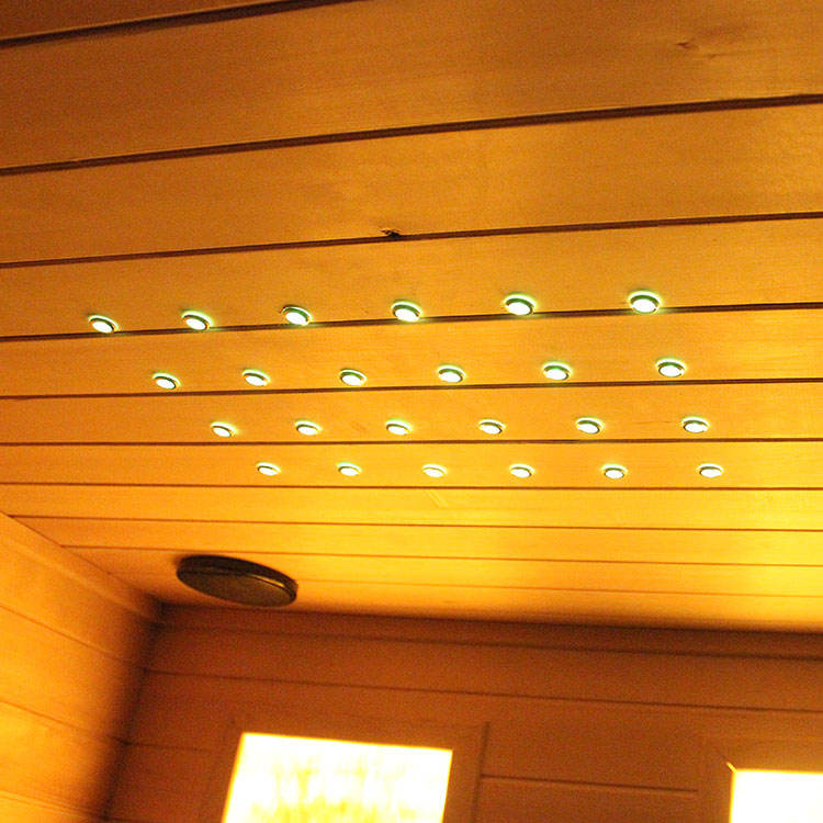 Sauna Sector 2-Person Indoor Wooden Infrared Sauna Room with Smart Control S01150X104