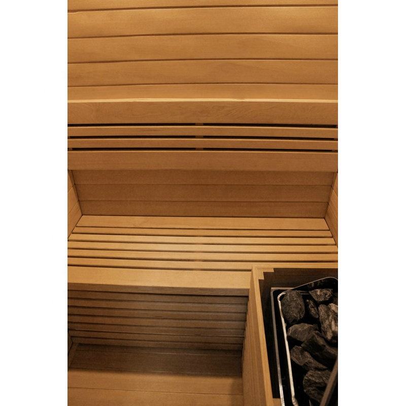 Sauna Sector 2-Person Hemlock Wooden Outdoor Steam Sauna S01150X63
