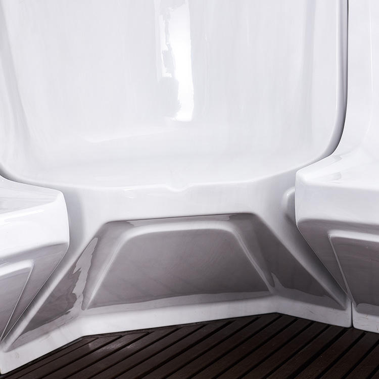 Sauna Sector 6-Person Luxury Acrylic Steam Room with Tempered Glass S01150X102