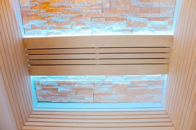 Sauna Sector 2-Person Hemlock Wood Steam Finnish Sauna S01150X56