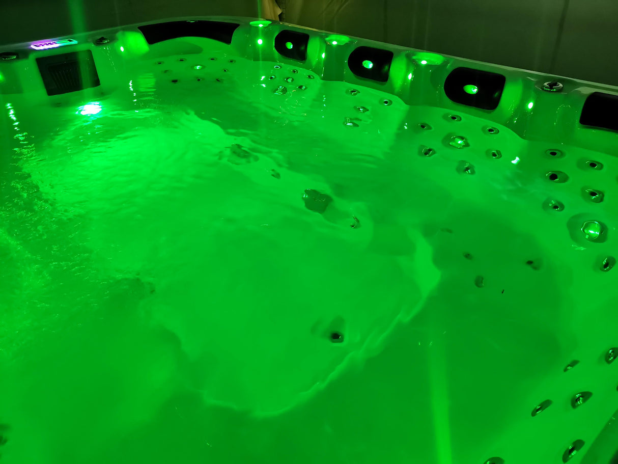 Sauna Sector 12-Person Luxury Outdoor Swim Spa Whirlpool Hot Tub S01150X106