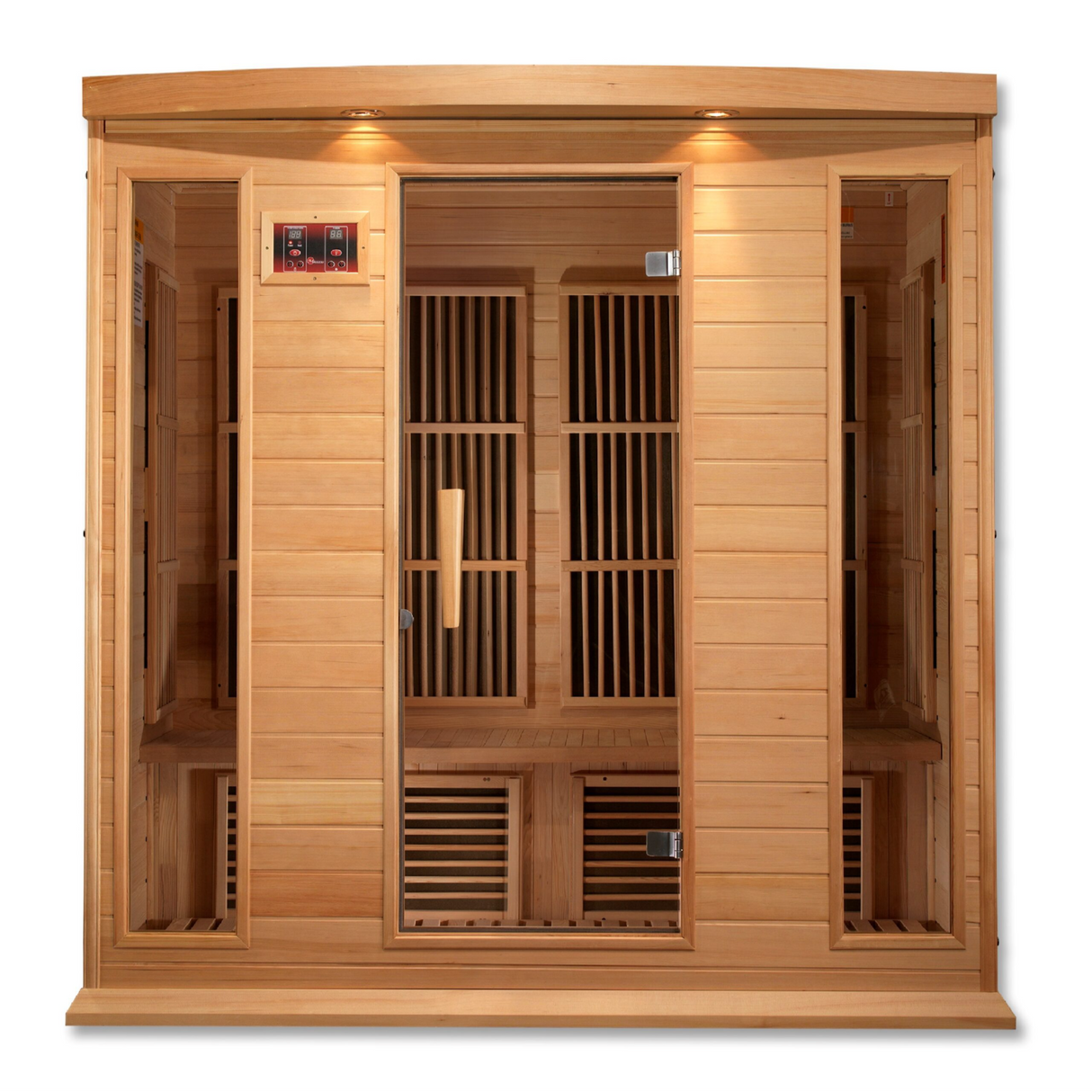 Maxxus Far Infrared Sauna 4 Person Low EMF Hemlock MX-K406-01