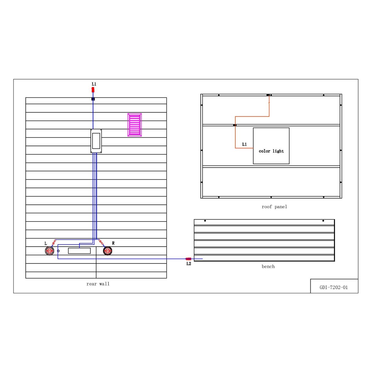 Golden Designs Inc GDI-7202-01 Hanko 10