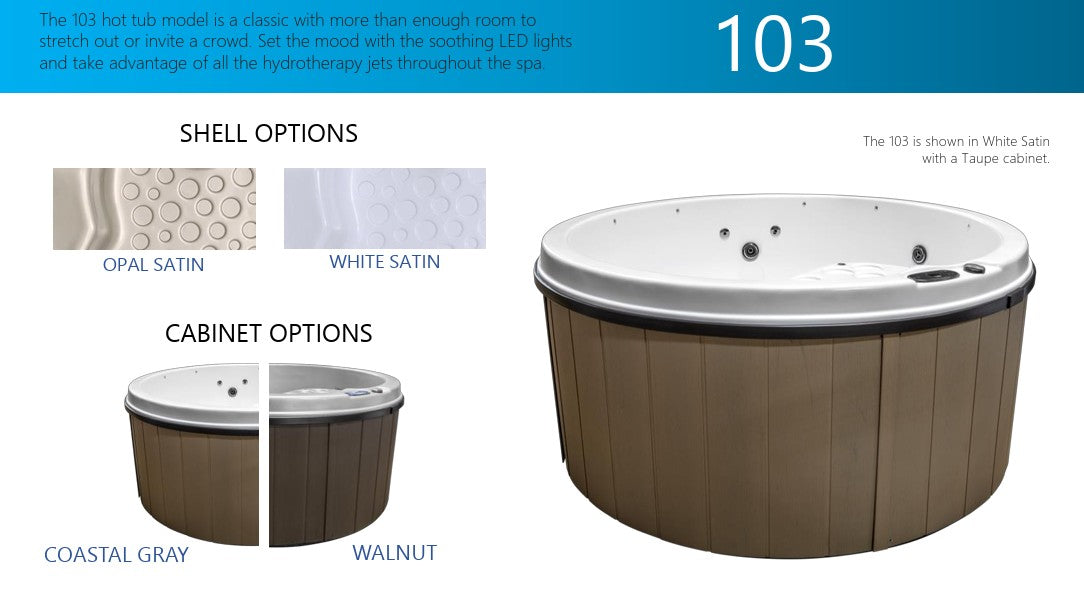 Cyanna Valley Spas Hot Tub 103 (240V)