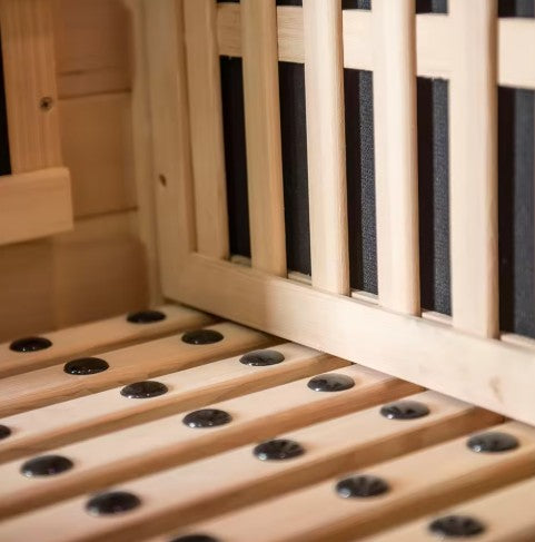 Sauna Sector OEM Manufacturer Hemlock and Red Cedar Indoor Dry Steam Far Infrared 2-Person Sauna Room – S01150X3