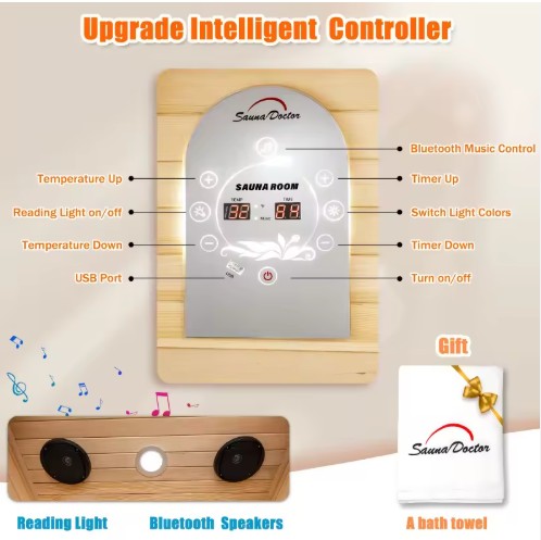 Sauna Sector Single-Person Infrared Sauna Room with CE Certification – S01150X5
