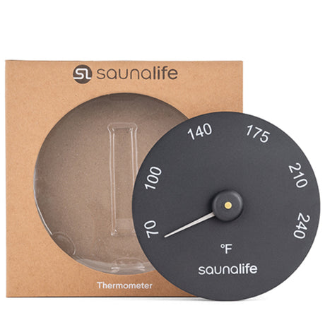 SaunaLife SAUNAGEAR THERMOMETER BK