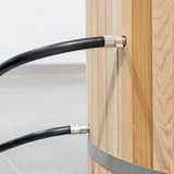 Sauna Sector 2-Person Wooden Outdoor Cold Plunge Ice Bath with Chiller S01150X113