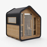 Sauna Sector 4–6 Person Outdoor Nordic Solid Wood Dry Sauna Cabin S01150X96
