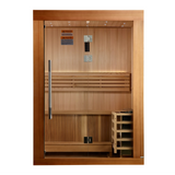 Golden Designs 2 Person Cedar Steam Sauna Harvia Stove GDI-7289-02 / Sundsvall