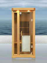 Sauna Sector 1-Person Infrared Solid Wood Sauna Room S01150X11