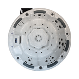 Sauna Sector 2.2m Round Outdoor Spa Bathtub with Air & Water Massage Jets S01150X118