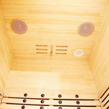 Sauna Sector 1-Person Korean Style Infrared Dry Sauna with Tea Glass S01150X58