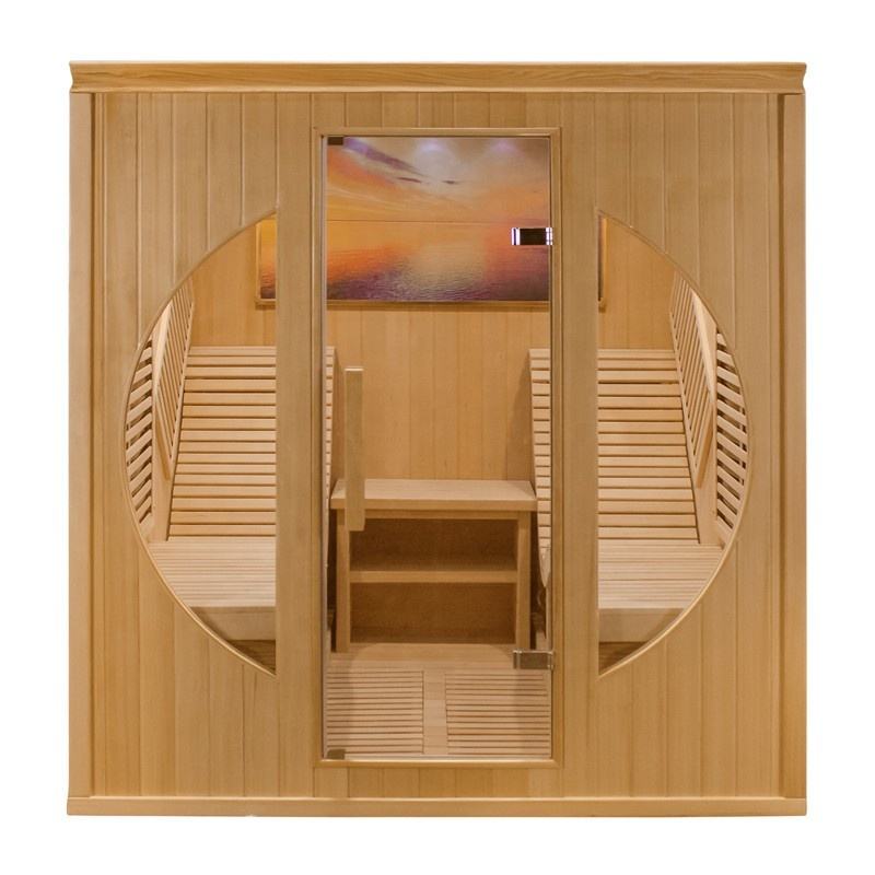 Sauna Sector 2-Person Deluxe Low EMF Indoor Far Infrared Sauna with Lounger S01150X62