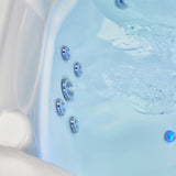 Sauna Sector 6-Person Luxury Acrylic Outdoor Whirlpool Spa Hot Tub S01150X122