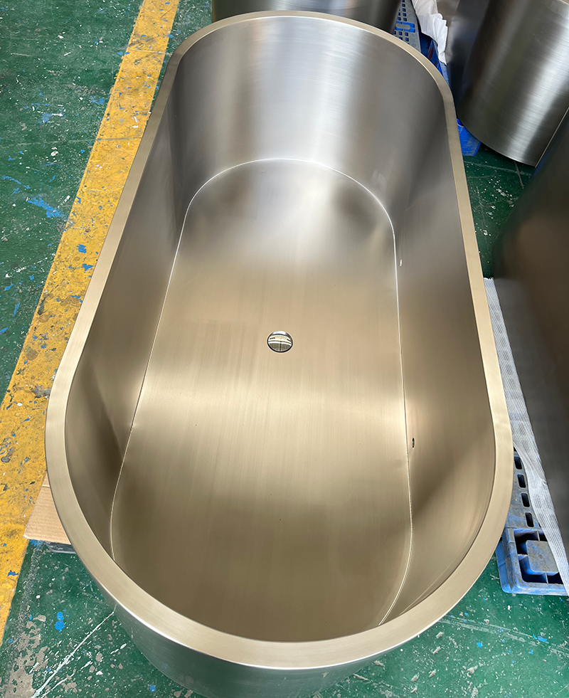 Sauna Sector Stainless Steel Cold Plunge Ice Bath Tub with Thermostat S01150X88