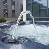 Sauna Sector Infinity Luxury Acrylic Hot Tub and Swim Spa Pool Combo S01150X83