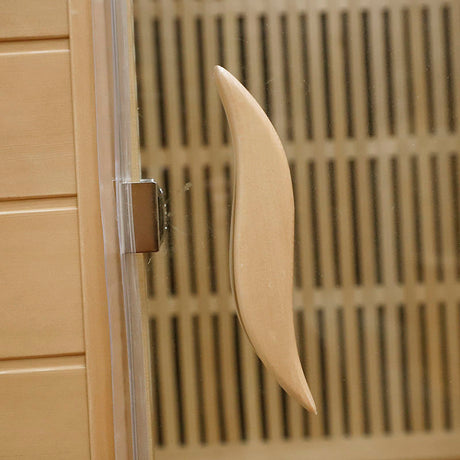 Sauna Sector 2-Person Indoor Wooden Sauna Kit with Dual Control Panel S01150X103