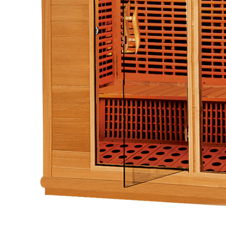 Sauna Sector 4-Person Modern Outdoor Infrared Steam Sauna S01150X23