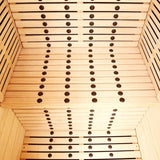 Sauna Sector 1-Person Korean Style Infrared Dry Sauna with Tea Glass S01150X58