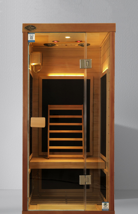 Sauna Sector Hemlock Solid Wood Indoor Far Infrared Sauna Room S01150X13