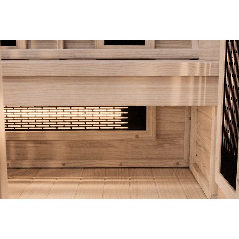 Sauna Sector 2-Person Wooden Outdoor Full Spectrum Infrared Sauna S01150X60