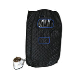 Sauna Sector 1-Person Portable 1500W 3.0L Acrylic Steam Sauna Box S01150X46