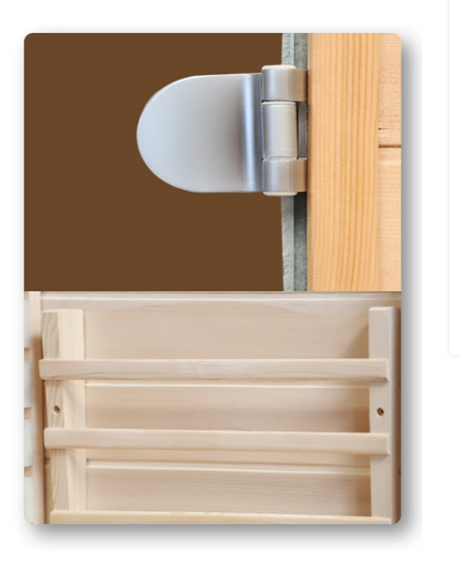 Sauna Sector 2-Person Solid Wood Indoor Far Infrared Therapy Sauna S01150X4