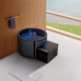 Sauna Sector Acrylic Outdoor & Indoor Spa Hot Tub and Cold Plunge Tub S01150X125
