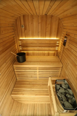 Sauna Sector 2-Person Wet Sauna Glass Door S01150X72
