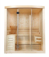 Sauna Sector 4-Person Traditional Indoor Pine Wood Steam Sauna Room S01150X29