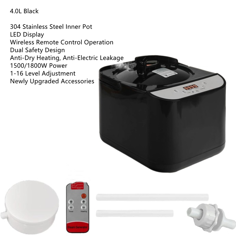 Sauna Sector 4.0L Home Electric Steam Sauna Box 2000W S01150X44