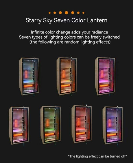 Sauna Sector 2-Person Indoor Solid Wood Home Infrared Sauna Room S01150X16